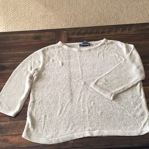 Cream sweater
